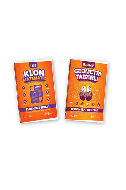 Mozaik Yayınları 8. Sınıf LGS Klon Matematik -Geometri Tabanlı