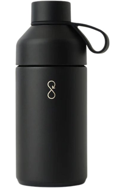 - Recycled Stainless Steel Reusable Water Bottle - Eco-Friendly & Reusable - Obsidian B
