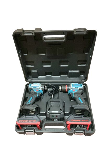 CATPOWER EL ALETLERİ Catpower 5130 Kömürsüz Akülü Matkap ve Torklu