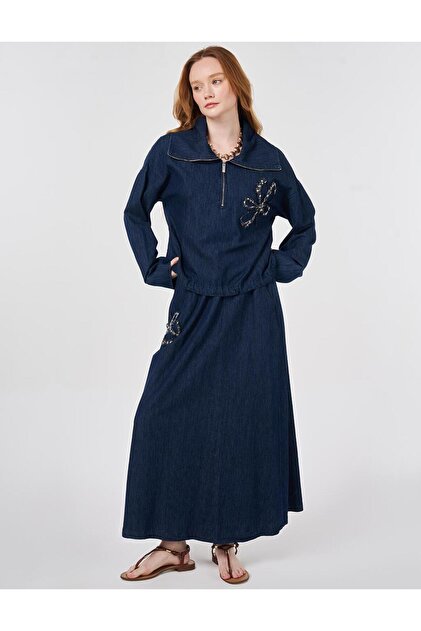OMM CORE 250 navy 未使用 Kayra İşleme Detaylı Denim Takım Lacivert 76002 - Fiyatı, Yorumları