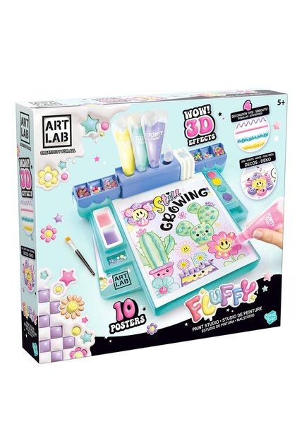 Set creativ de pictura, Art Lab, Fluffy Paint Studio