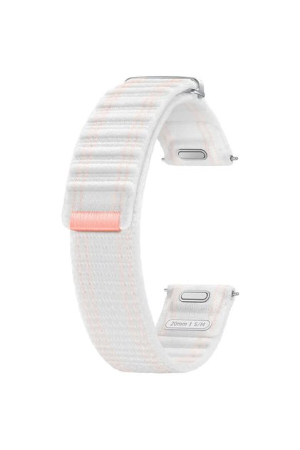 Curea din material textil One Click, 20MM S-M, Alb-Roz