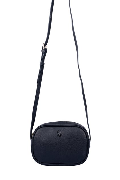 U.S. Polo Assn., Τσάντα χιαστί, Μαύρη, με λογότυπο, για γυναίκες