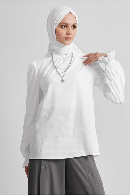 Sleeve Tip Elastic Bluz 45341