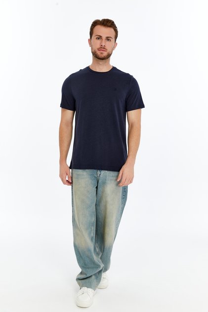 Crom 0 Collar Cotton Bamboo Men's T-Shirt