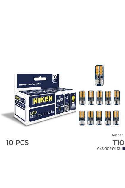 SIEGEN Niken LED Ampul T10 Canbus Park Ledi 18 Ledli 6500K Beyaz