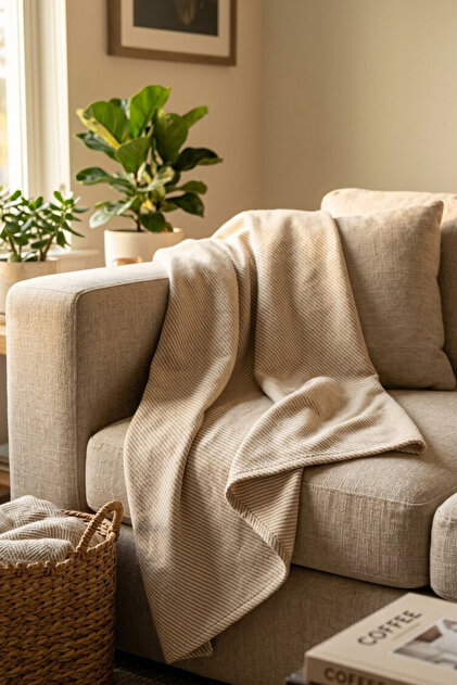 100% Cotton Tv Blanket 130X170 cm