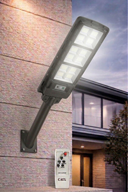 Cata CT 4642 Solar Güneş Enerjili 300W Sensörlü Sokak Armatür