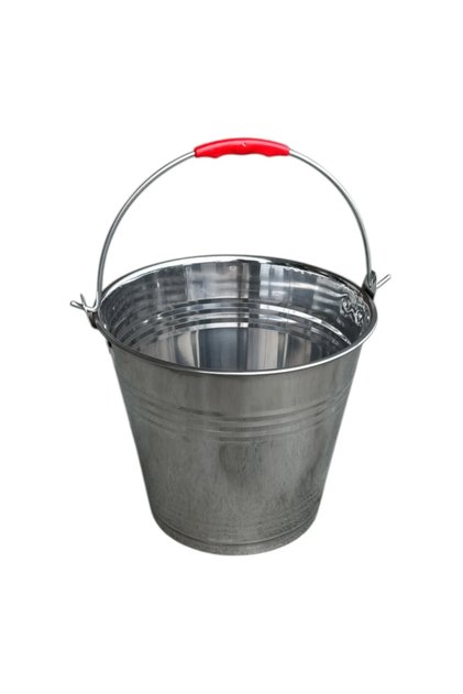 Galeata inox 10L (28 cm) cu maner, H 26cm