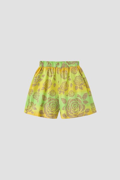 Girl Yellow Shorts