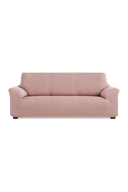 Husă elastică pentru canapea Mondo, culoare roz Canapea 4 locuri (220 - 250 cm)