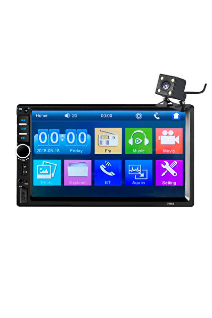 Kingwin 7 İnç Double Din Dokunmatik Ekranlı Bluetooth / Mirror
