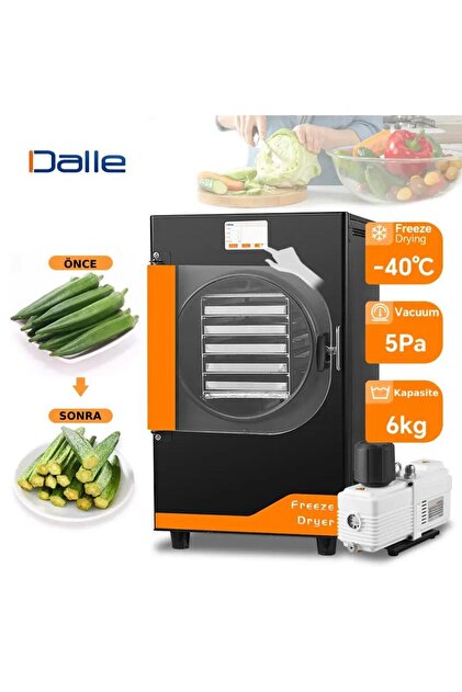 Dalle DFD-06 Freeze Dryer Dondurarak Gıda Kurutma Fırını - Fiyatı