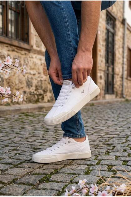 Noka Champ Comfortable Memory Foam Insole Linen Sneaker Men's Shoes
