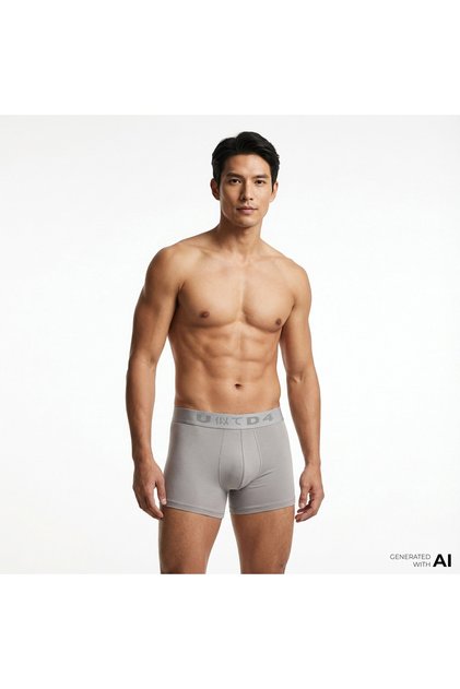 Classic Men's Black/Grey Navy Blue 3-Piece Boxers