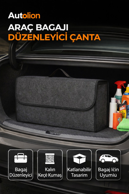 Car Trunk Bag Auto Carpet Trunk Organizer Tool Storage Bag