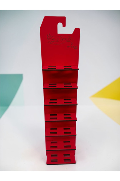 7-Tier Tower Car Display Stand – My Garage | Wooden Collectible Display Stand
