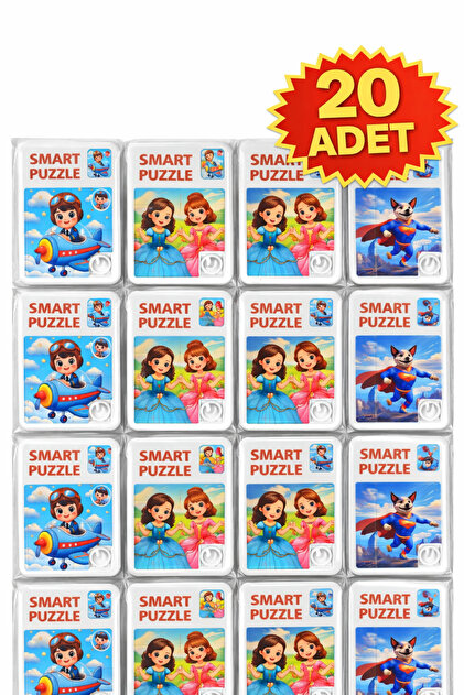 ydn 🧩 20'li Smart Kaydırmalı Puzzle Seti - Fiyatı, Yorumları