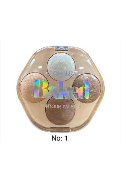 ANYLADY Baked Contour Palette 4 Renk – Profesyonel Yüz Şekillendirme & Aydınlatma Paleti