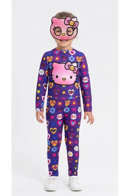 Hello Kitty Maskeli Doğum Günü Parti özel gün Kostümü