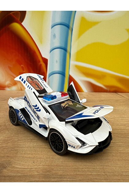 scntoys Lamborghini Model Polis Arabası Oyuncak Lamborghini