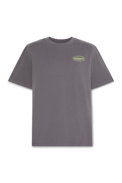 Gas Station Back Graphic Tee Men's T-Shirt Tb0A5Mq4W081 Gray-L