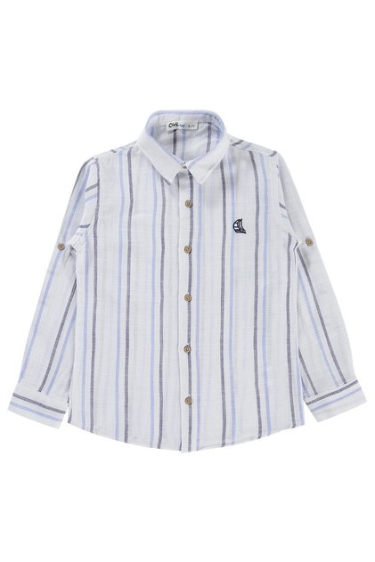 Double Striped Shirt for 10-13 Years Old - Blue