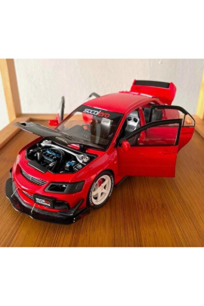 scntoys Mitsubishi Lancer Evolution EV09 Diecast Model Araba 1:24