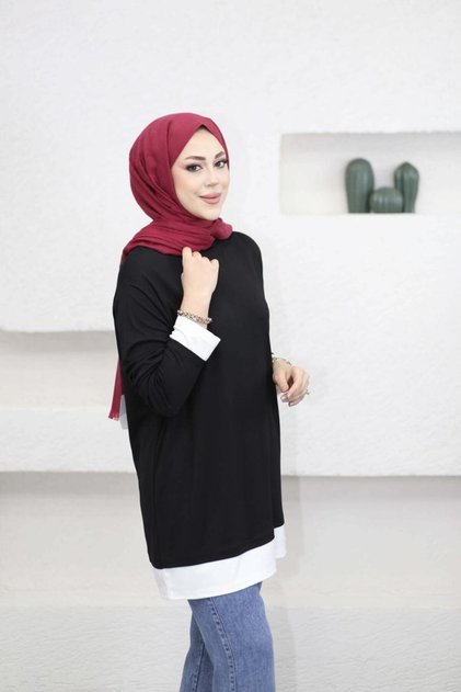 6447 - Comfortable, Casual Lina Basic Women's Long Sweatshirt