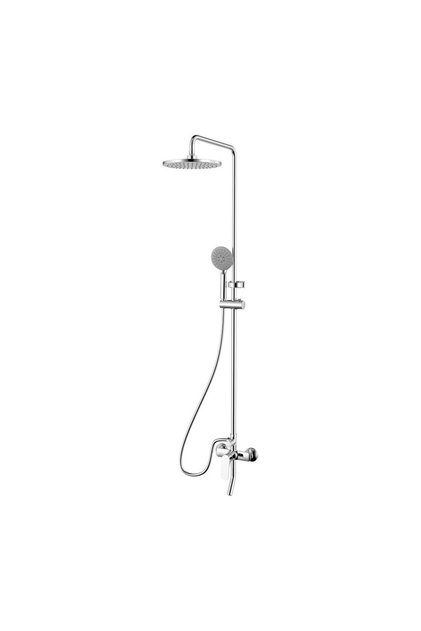 Plus Brown Rain Shower Set Chrome