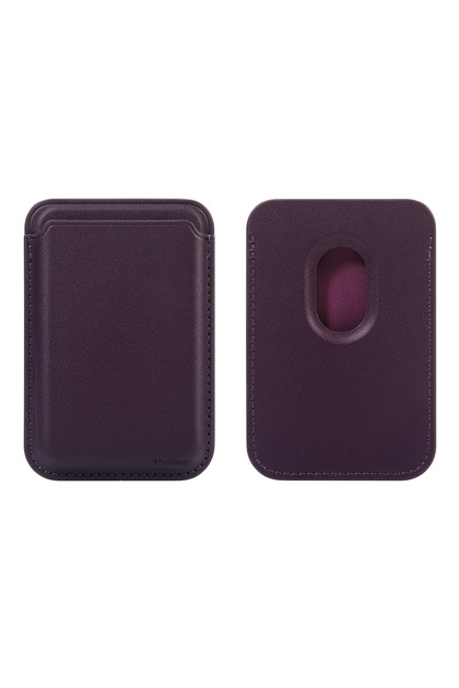 Samsung Galaxy S25 / S25 Fe / S25 Plus / S25 Ultra Compatible Magsafe Wallet Card Holder Synthetic Leather Card Holder