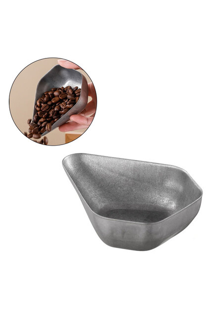 Stainless steel coffee bean moistening tray, silver color