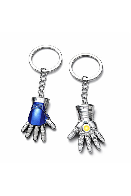 Iron Man Metal Hand Keychain Themed Keychain