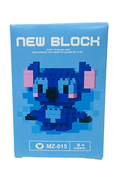 şekeyci New Block Bricks Stitch Karakter Figürü 3D Yapboz Puzzle
