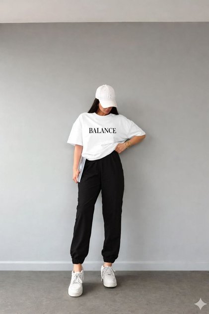 🔥 “Viral Balance Printed T-Shirt / Sweatshirt – Oversize, the Leader of Street Style”