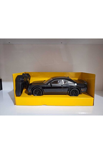 Aksoy Toys Uzaktan Kumandalı Işıklı Dodge Challenger Siyah 1:16