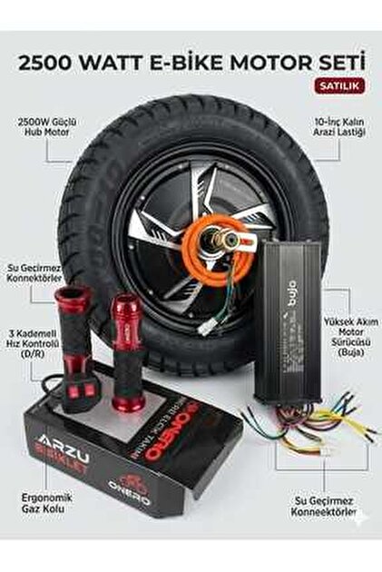 Yuki Kampanya E BIKE ARKA MOTOR 12 JANT 72/60V 3000W - Fiyatı