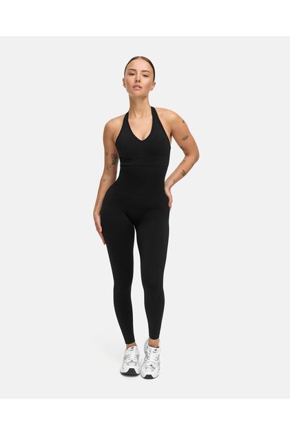 Seamless Halter Tulum - Siyah
