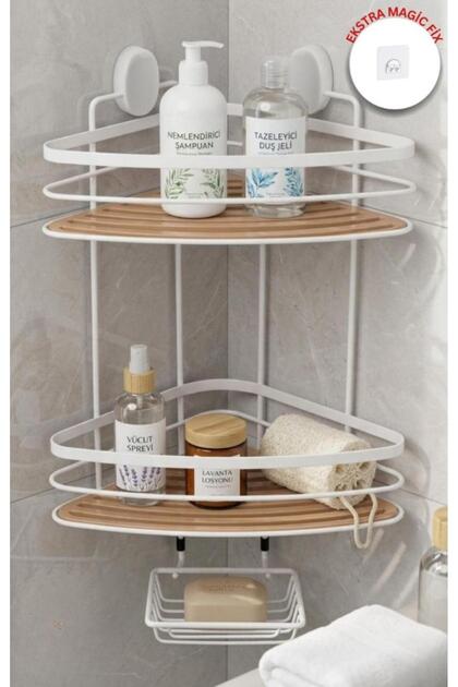 Two-Tier Due Triangle Shampoo Dispenser & Soap Dispenser 21 cm