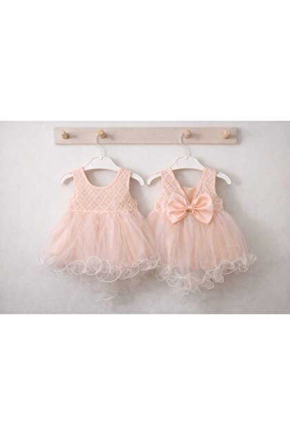 open lace back dress Christening Dress (0-3 months)  MY PRINCESS TM