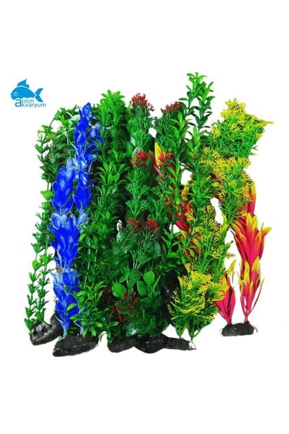 Plastik Akvaryum Bitkisi 20-25cm