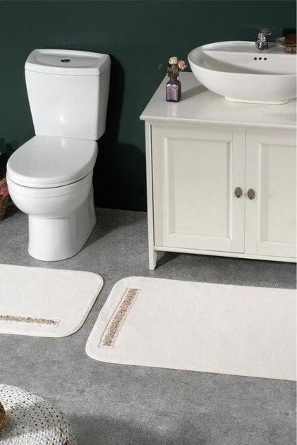 Eliza 2-Piece Mat Set Ecru