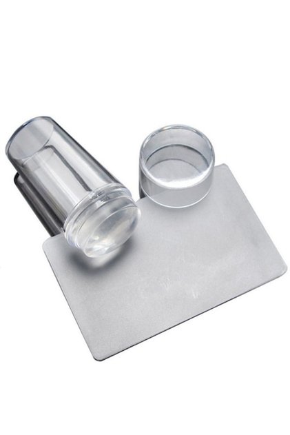 Stampilă pentru unghii, Silicon, Transparent