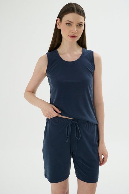 17847 Women's Wide Strap Shorts Set