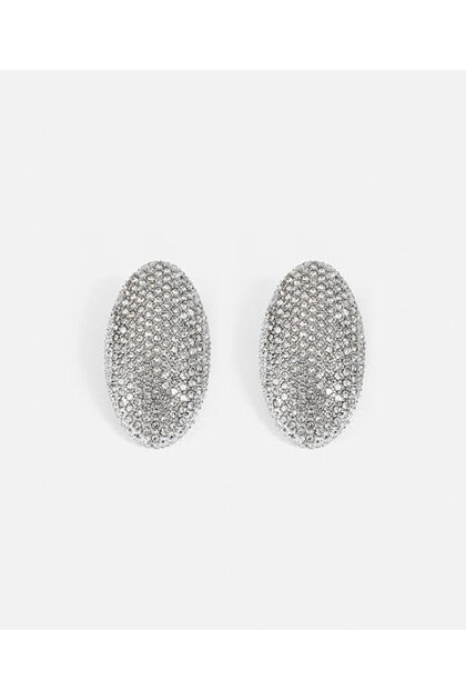 Rhinestone Stone Earrings