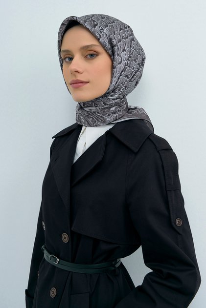 Nostalgia Series Twill Silk Scarf 9518D