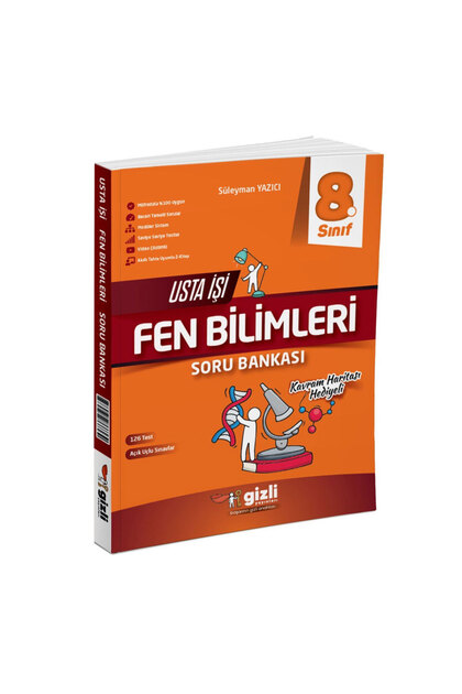 Gizli Yayınları 2025 8. Sınıf Türkçe Usta Işi Soru Bankası Kavram