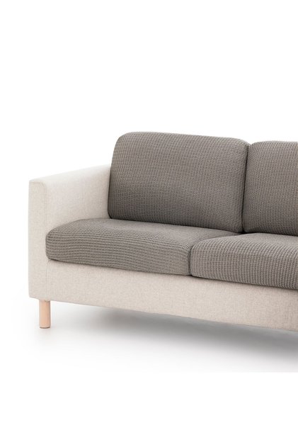 Huse pentru perne de canapea / colțar Patternfit Cushion, elastice,gri închis M (65 - 95 cm)
