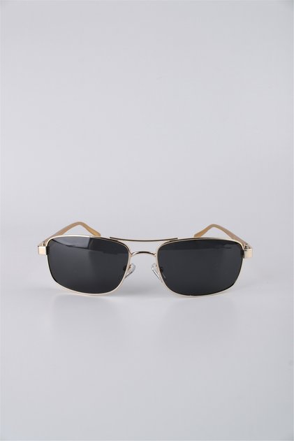 Gold Frame Rectangular Men's Sunglasses Gg25Mp3202R04