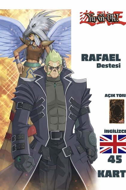 İngilizce Rafael Destesi 45 Yugioh Kartı Yu-Gi-Oh!